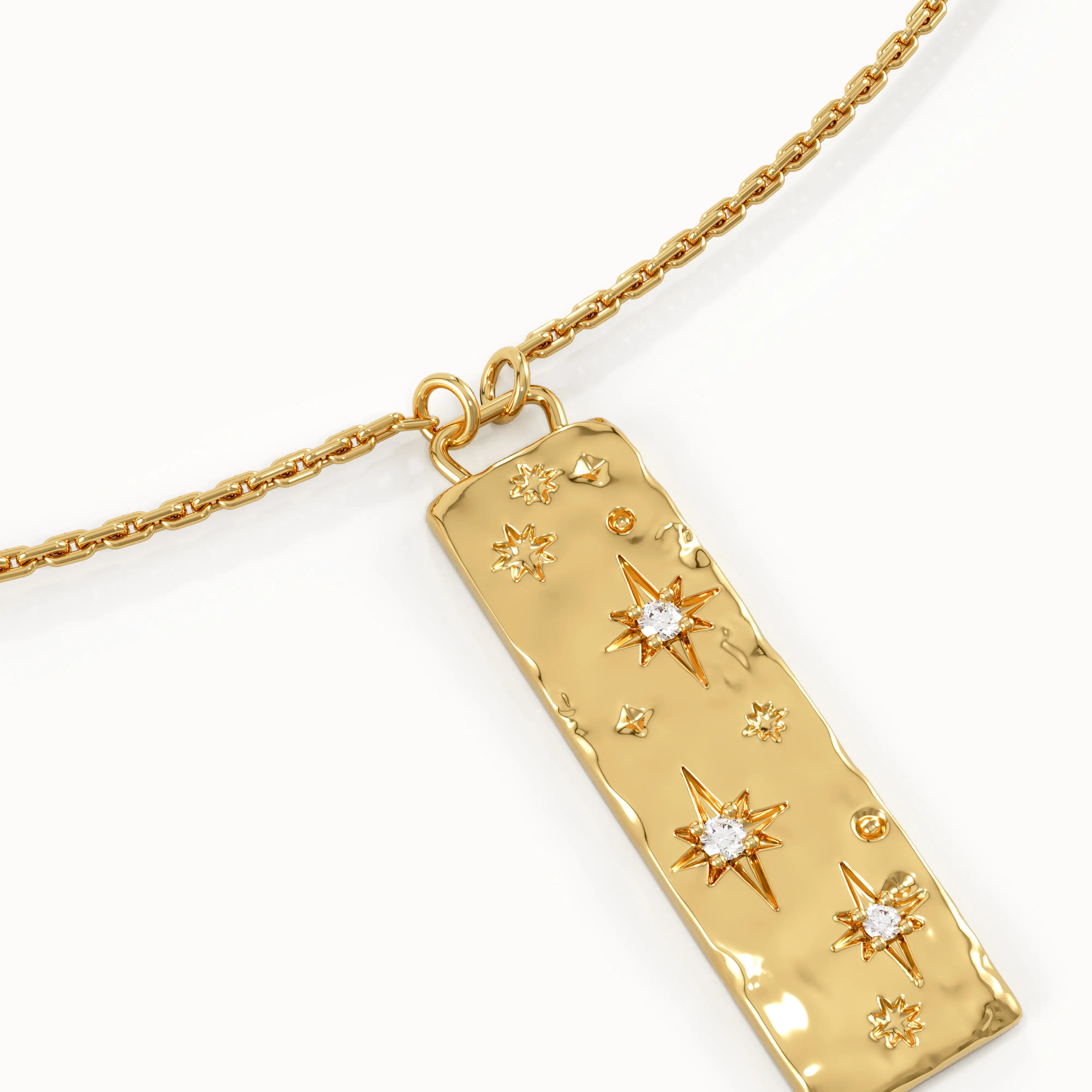 Celestial Rectangle Necklace - BRENNMORE 