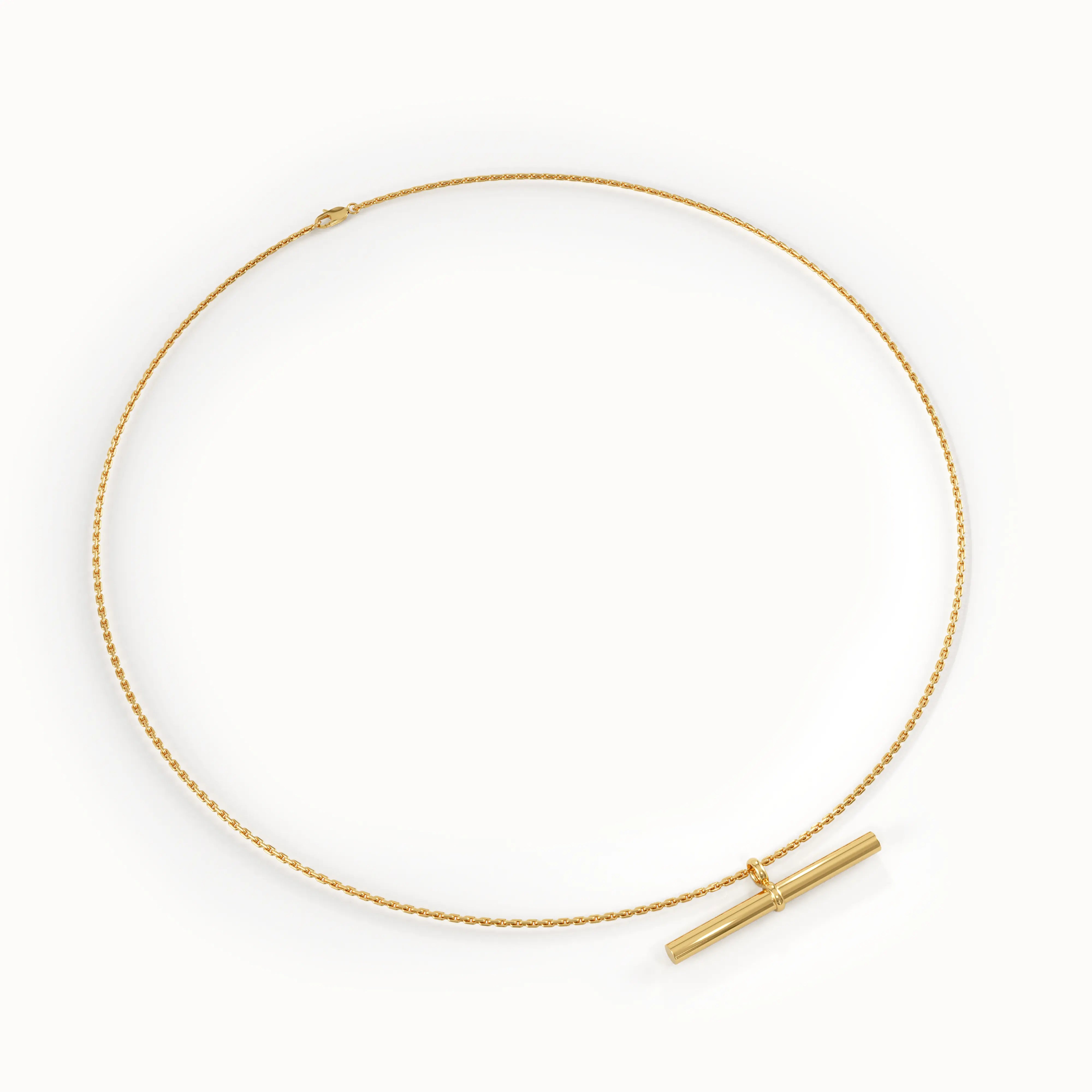 Womens Unique Bar Necklace - BRENNMORE 
