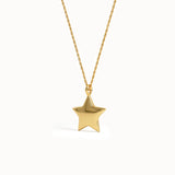 Pink Ruby Star Necklace - BRENNMORE 