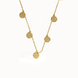 Tiny Coins Vermeil Necklace - BRENNMORE 