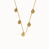 Tiny Coins Vermeil Necklace - BRENNMORE 