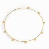 Tiny Coins Vermeil Necklace - BRENNMORE 