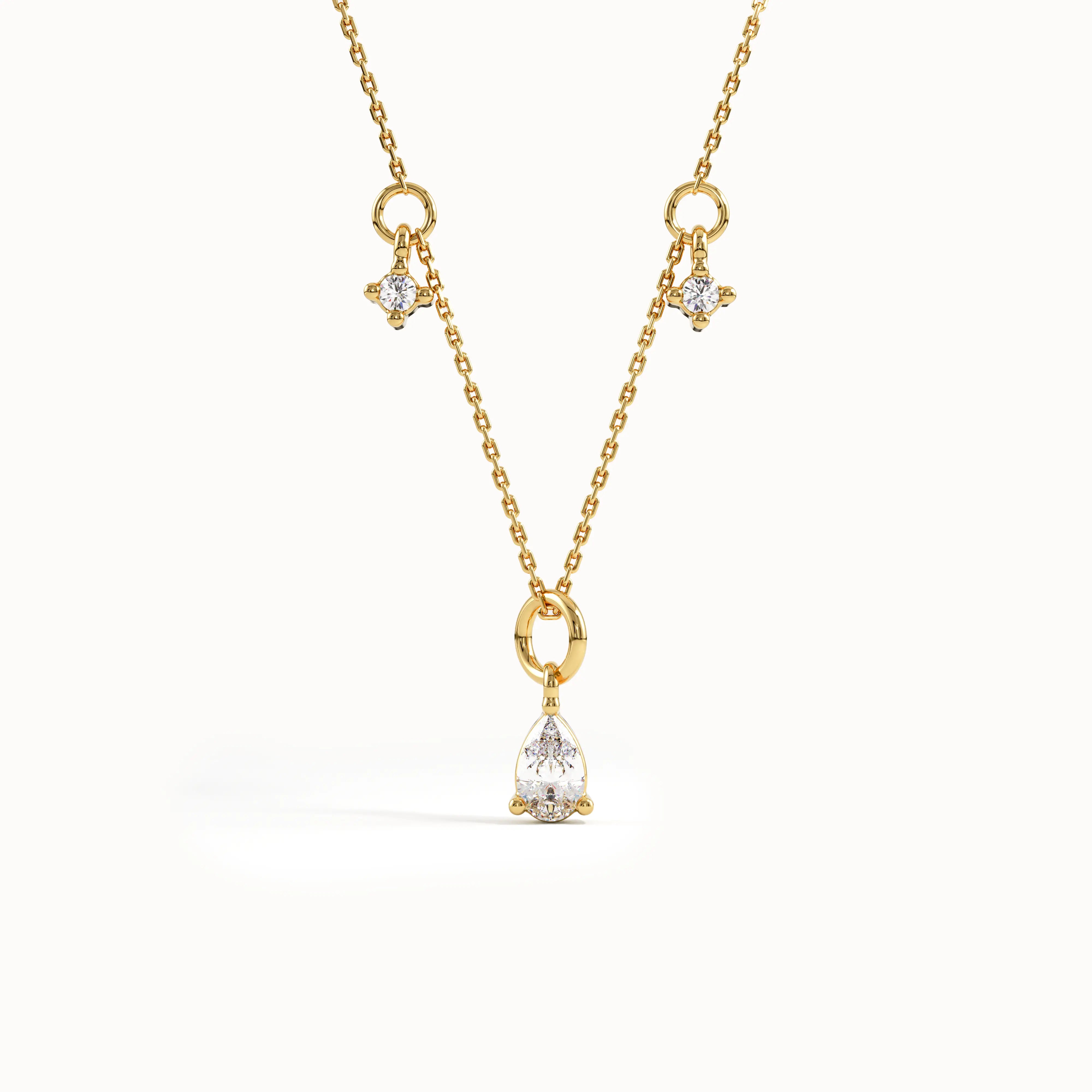 Minimalist Pear Necklace