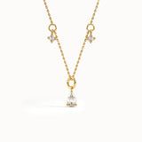 Minimalist Pear Necklace - BRENNMORE 