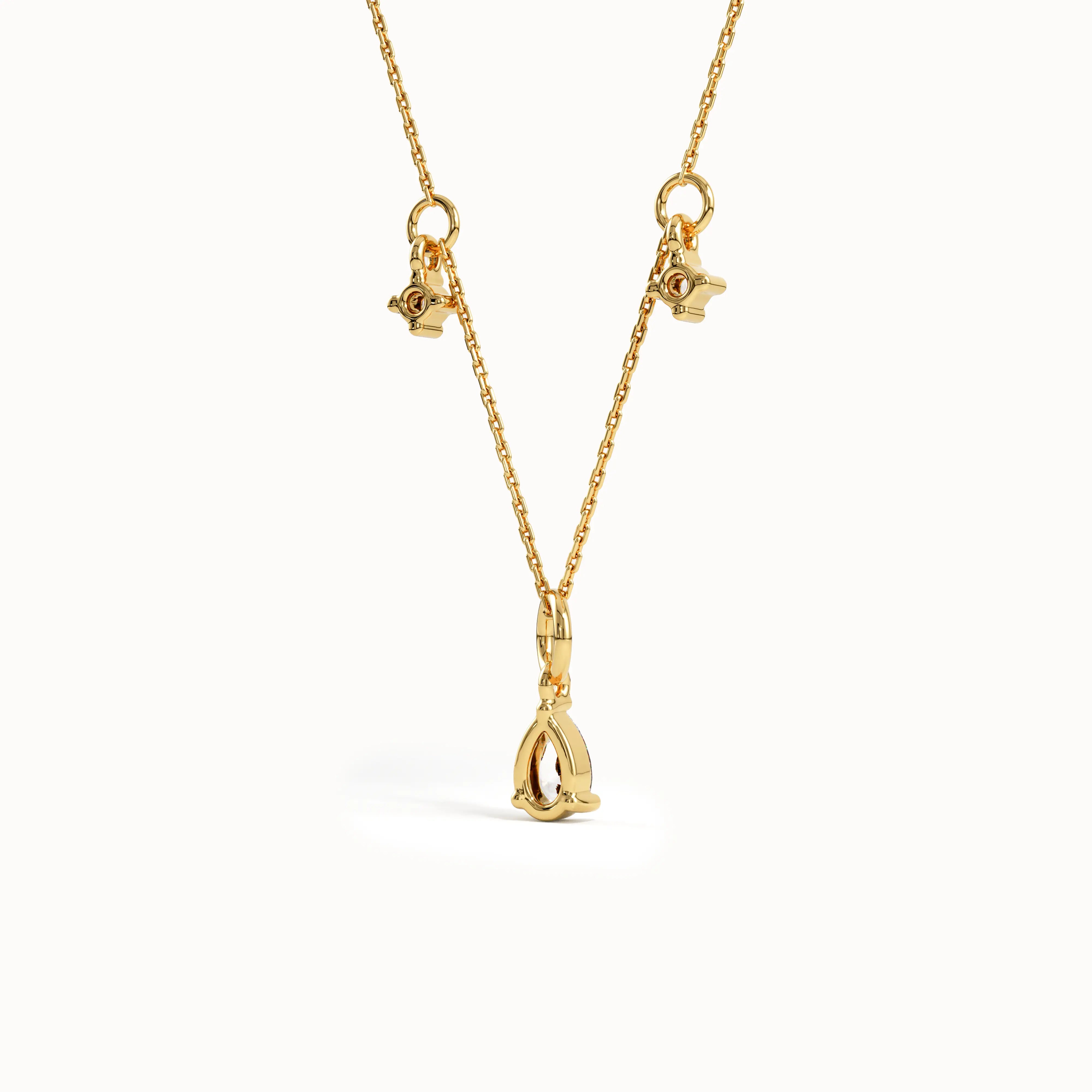 Minimalist Pear Necklace - BRENNMORE 