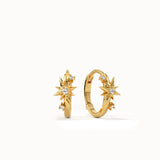 Starburst Hoop Earrings - BRENNMORE 