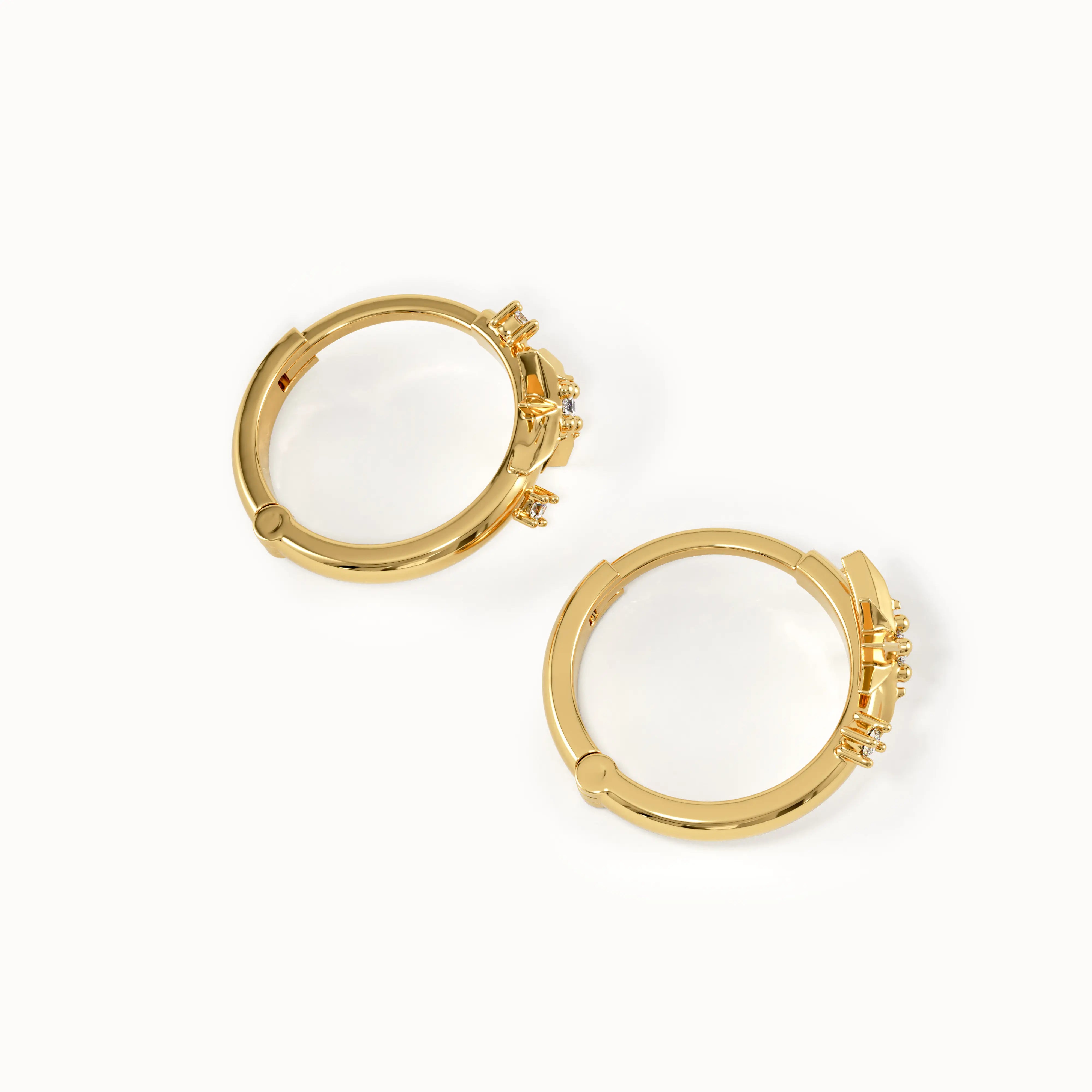 Starburst Hoop Earrings - BRENNMORE 