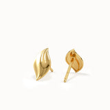 Simple Leaf Stud Earrings