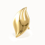 Simple Leaf Stud Earrings