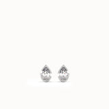 Minimalist Pear Stud Earrings