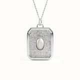 Opal Vermeil Pendant Necklace