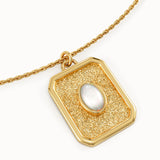 Opal Vermeil Pendant Necklace