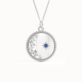 Mixed Cut Moon Vermeil Necklace