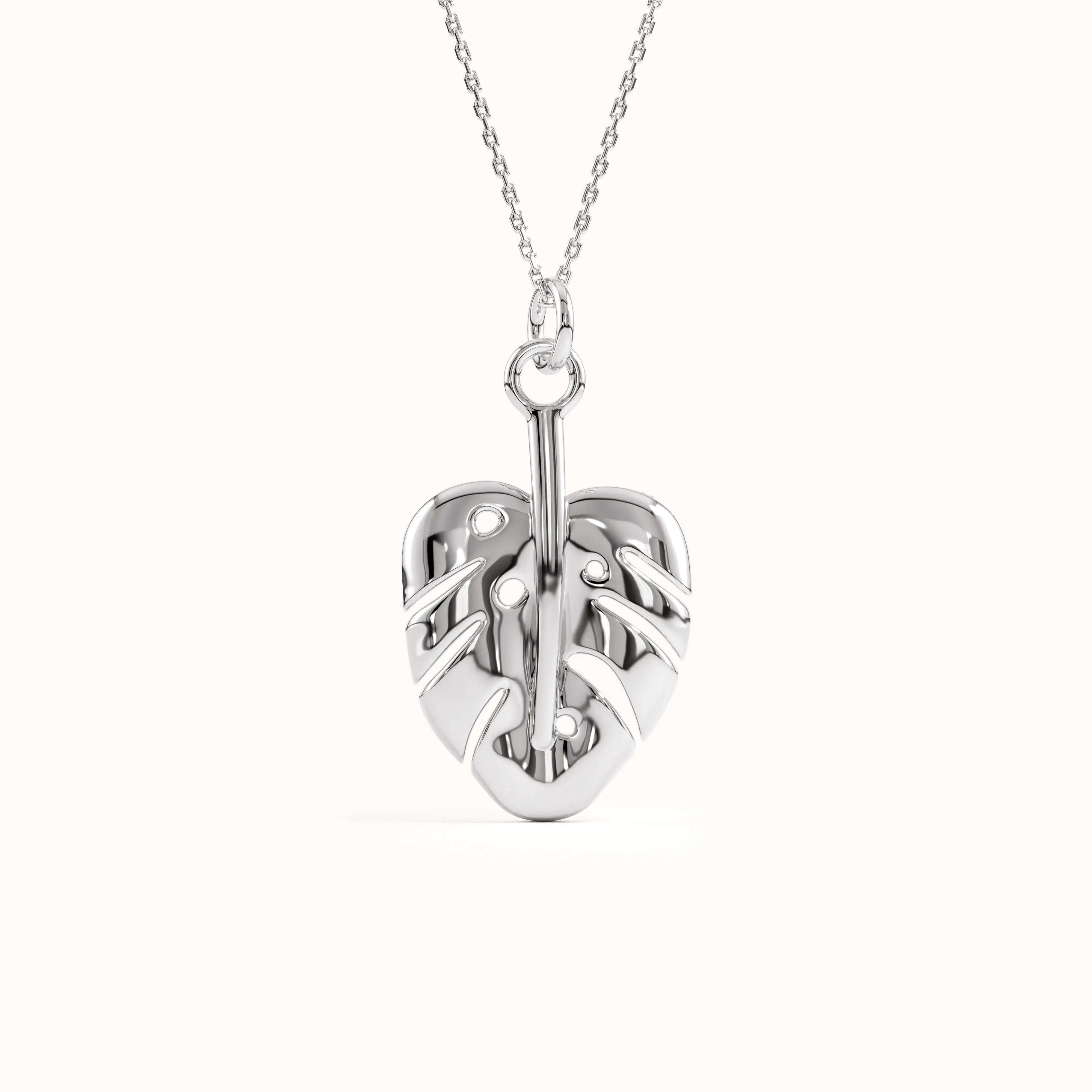 Palm Leaf Vermeil Necklace