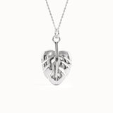 Palm Leaf Vermeil Necklace