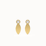 Marquise Vermeil Stud Earrings