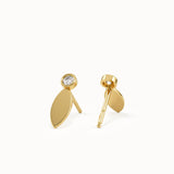 Marquise Vermeil Stud Earrings