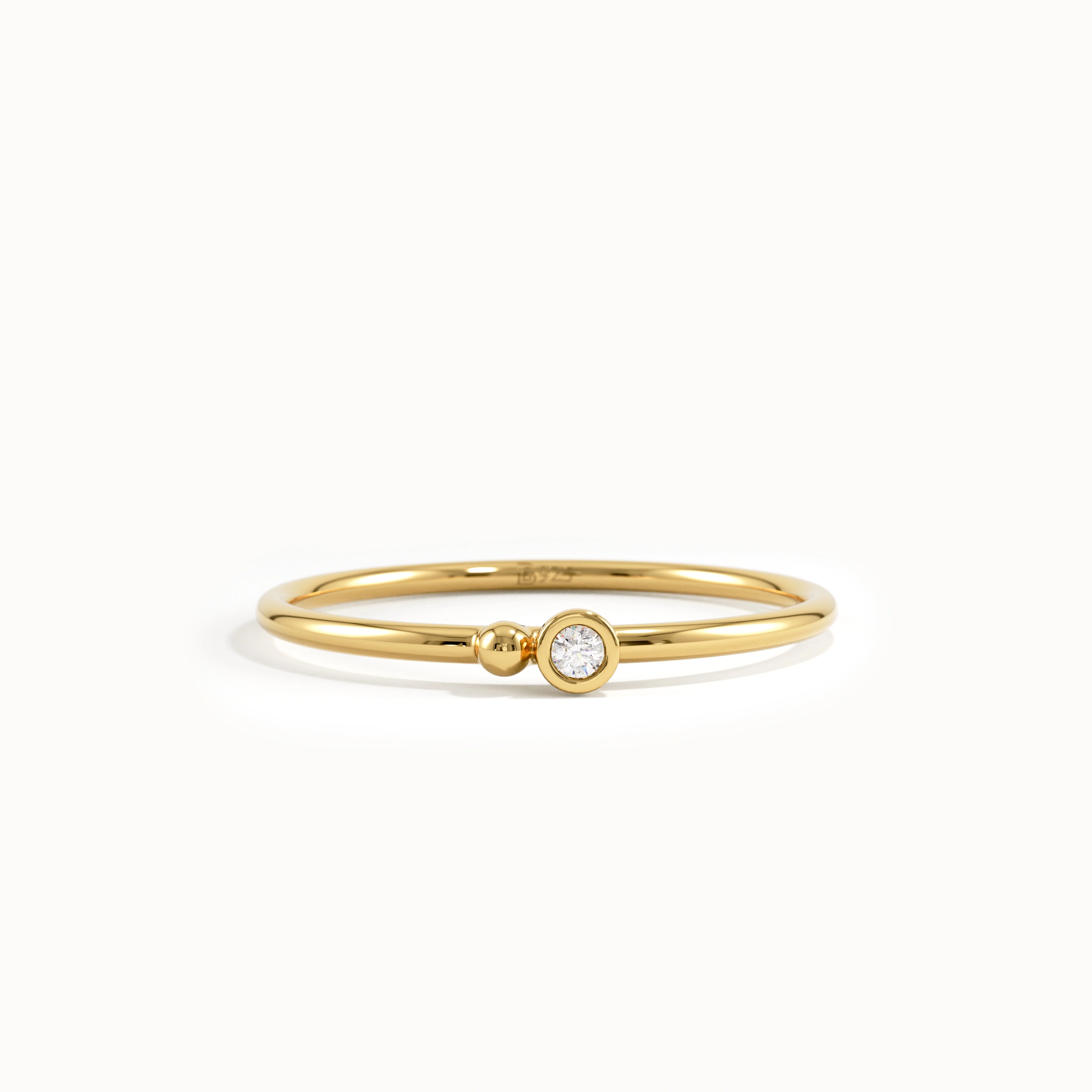 Slim Vermeil Stacking Ring