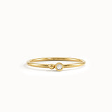 Slim Vermeil Stacking Ring
