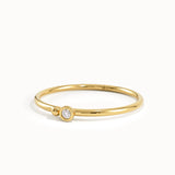 Slim Vermeil Stacking Ring