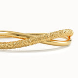 Cross Vermeil Stacking Ring