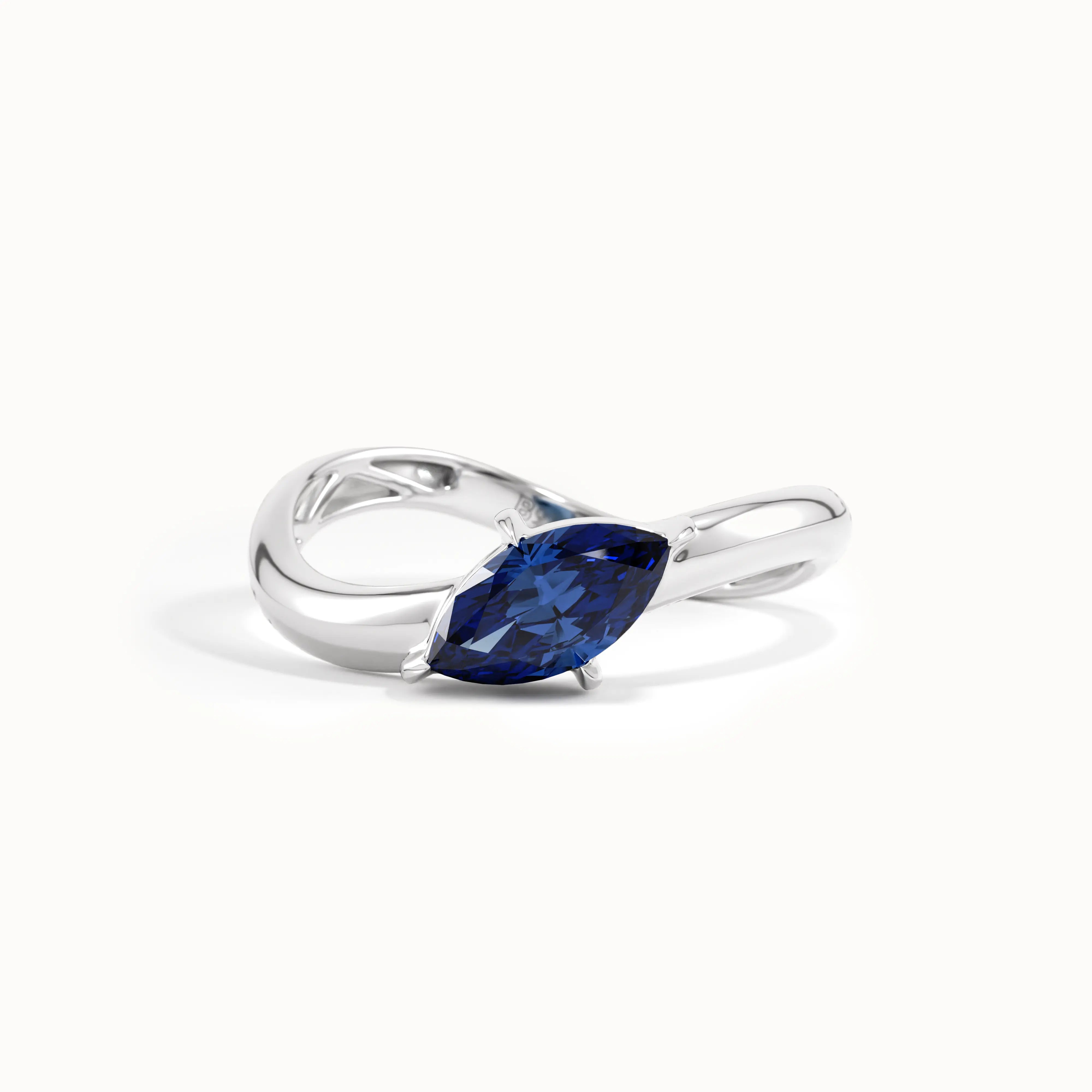 Sapphire Marquise Statement Ring