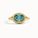 Topaz Oval Dome Ring