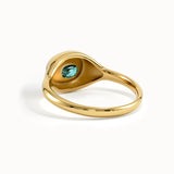 Topaz Oval Dome Ring