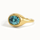 Topaz Oval Dome Ring