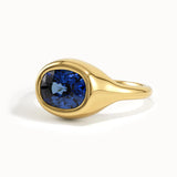 Sapphire Oval Dome Ring
