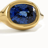 Sapphire Oval Dome Ring