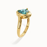 Solo Pear Topaz Wavy Ring