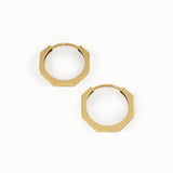 Small Minimal Hoop Earrings - BRENNMORE