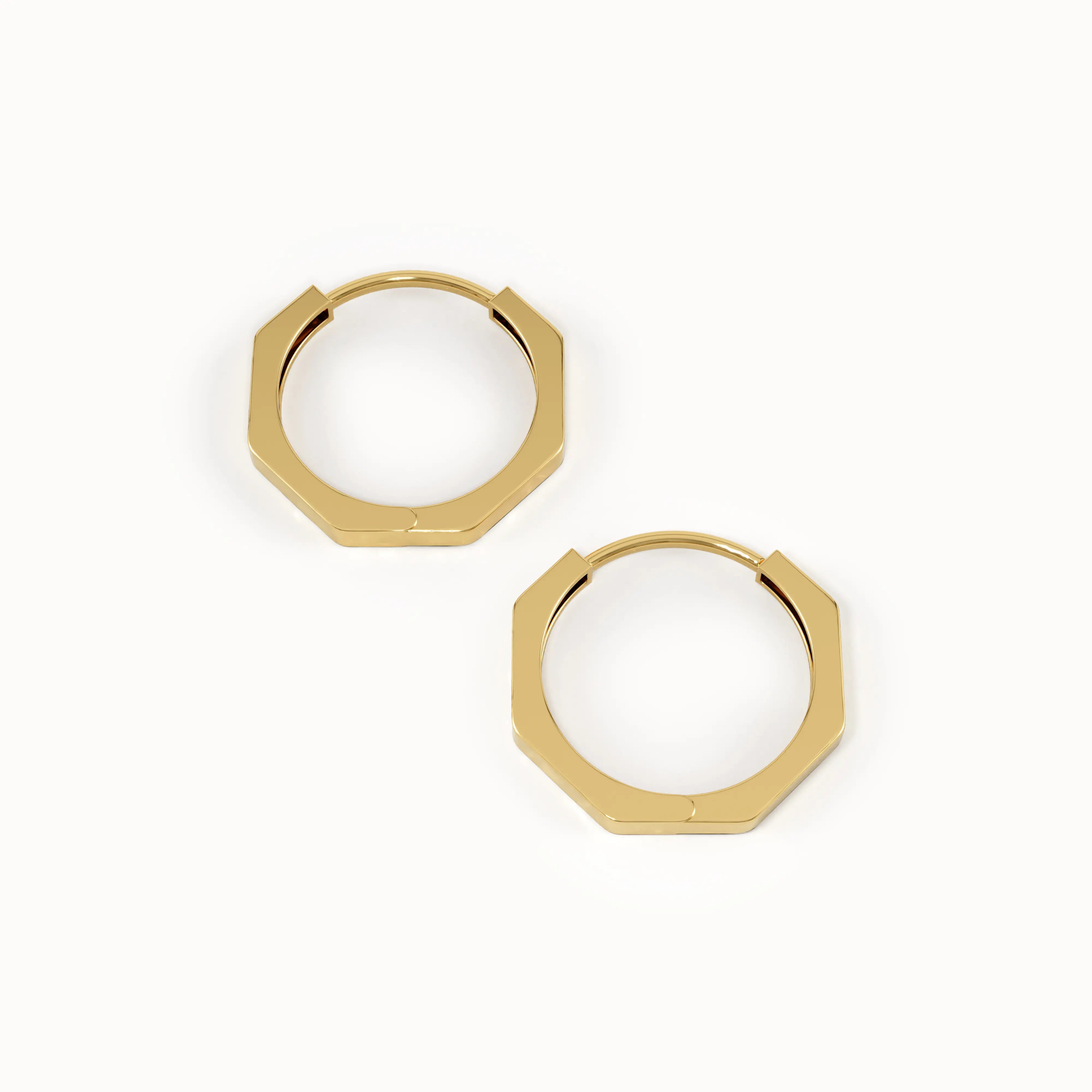 Small Minimal Hoop Earrings - BRENNMORE