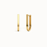 U Shape Hoop Earrings