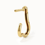 Abstract Shaped Gold Studs - BRENNMORE