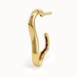 Abstract Shaped Gold Studs - BRENNMORE