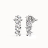 Baguette Cluster Studs - BRENNMORE 