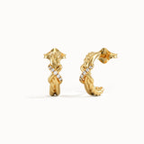 Knot Studs in 14k Gold