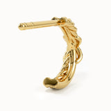 Knot Studs in 14k Gold