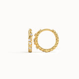 Twist Rope Hoop Earrings - BRENNMORE 