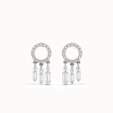 Gold Dangling Dreamcatcher Studs - BRENNMORE