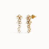 14k Gold Cluster Studs