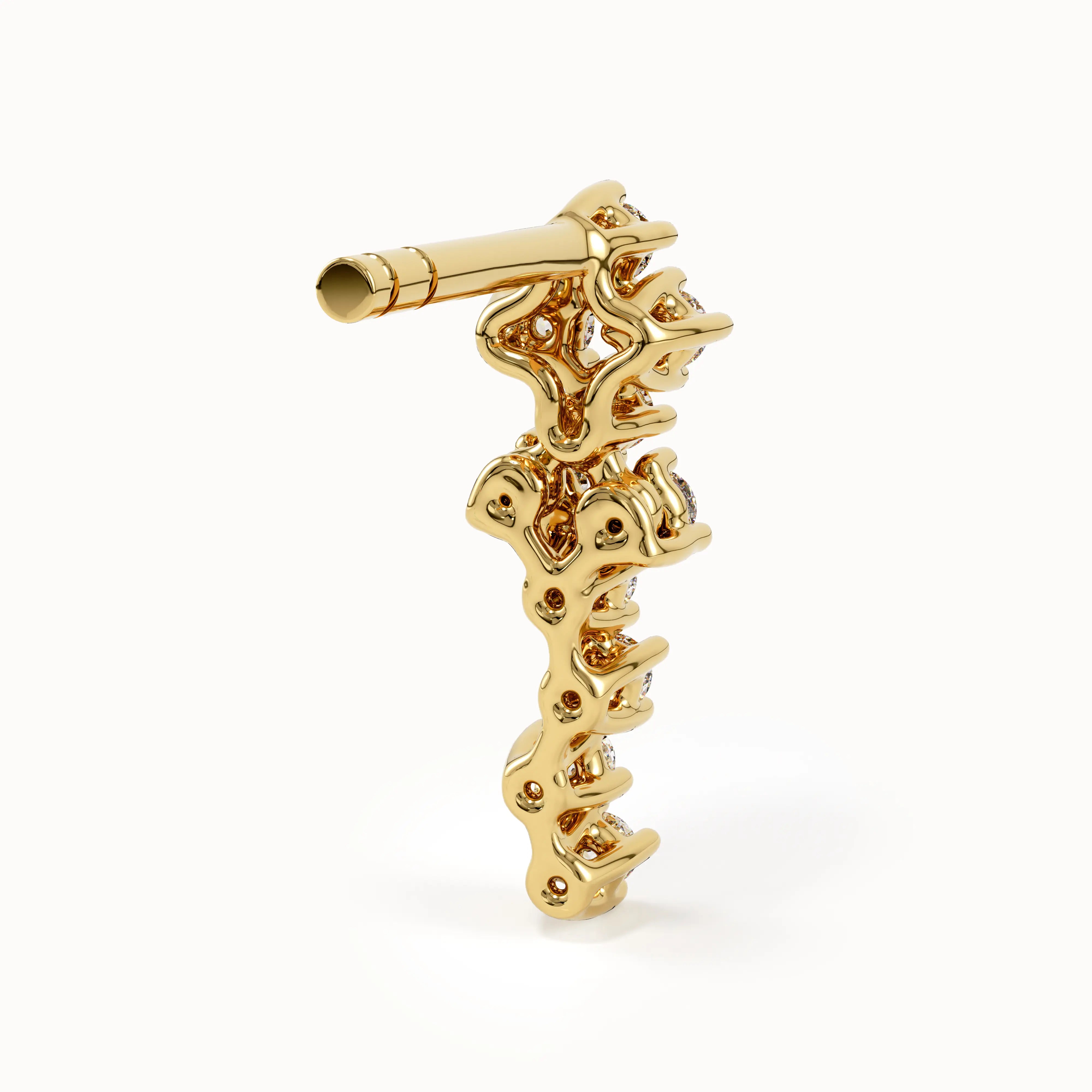 14k Gold Cluster Studs - BRENNMORE