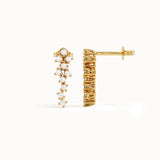 14k Gold Cluster Studs - BRENNMORE 