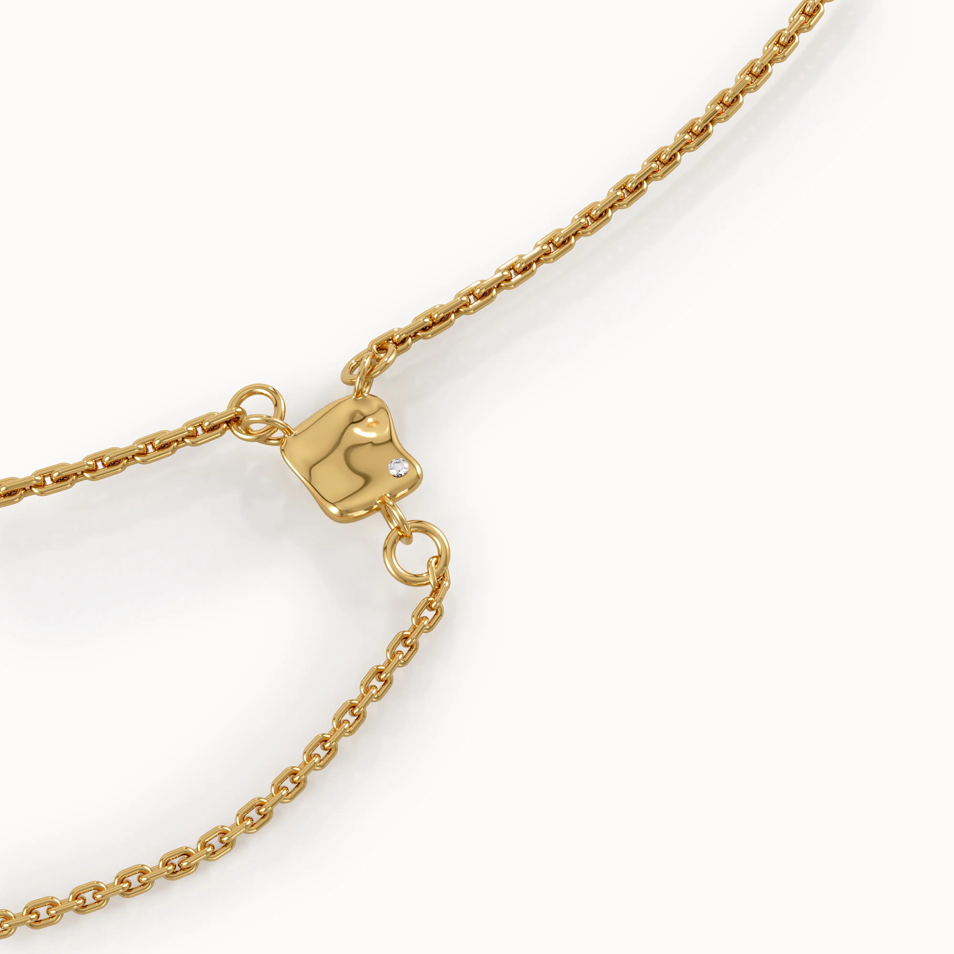 14k Gold Y Drop Necklace for Women - BRENNMORE 