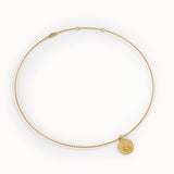 Gold Water Lily Pendant Necklace - BRENNMORE 
