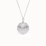 Gold Rose Pendant Necklace - BRENNMORE 