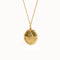 Gold Rose Pendant Necklace - BRENNMORE 