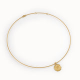 Gold Rose Pendant Necklace